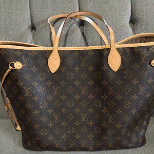 Louis Vuitton Monogram Neverfull GM Dust Bag & Free Organizer Great Gift!